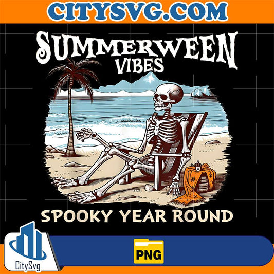 Summerween-Vibes-Skeleton-Spooky-Year-Round-Summer-Png