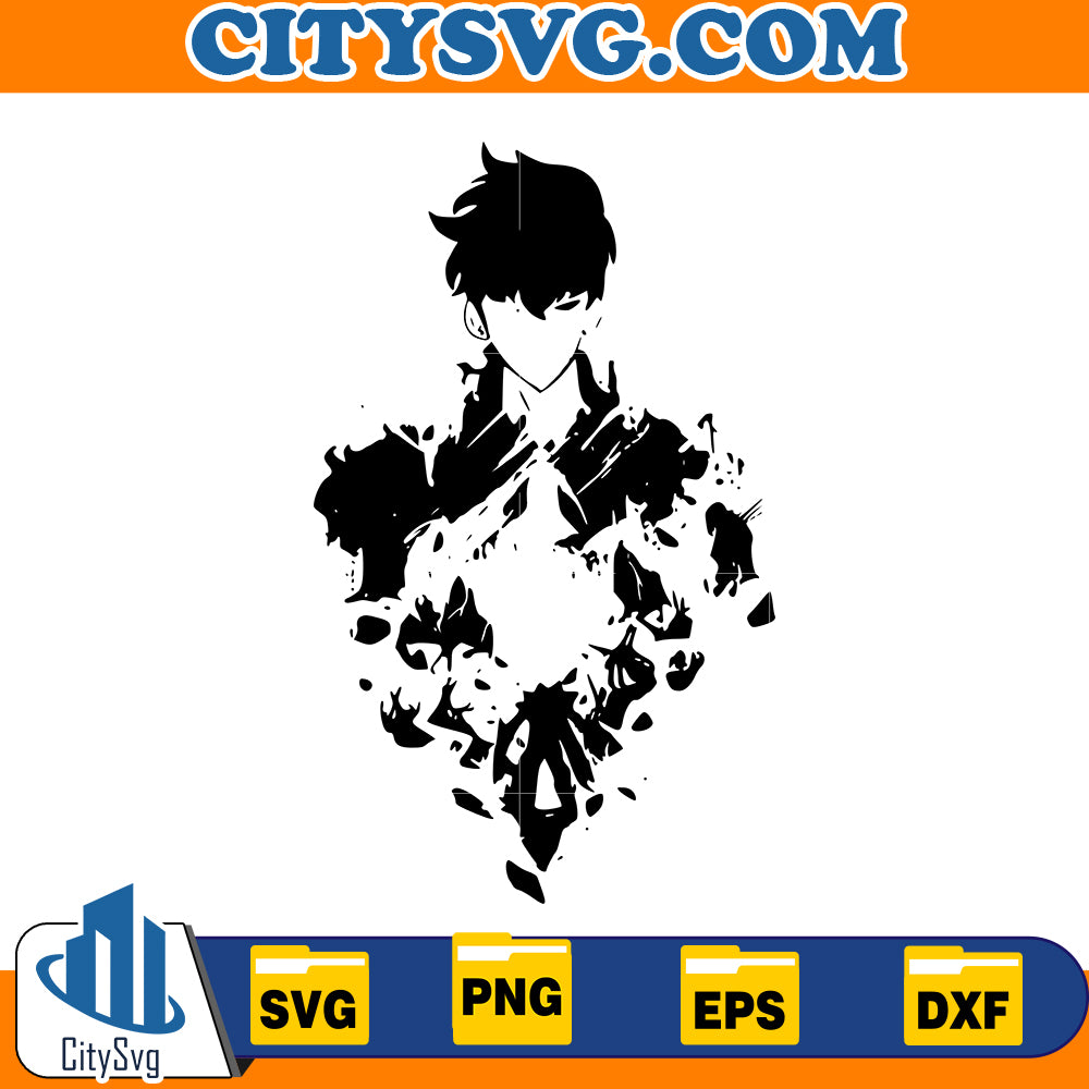 Sung Jin-woo Svg, Solo leveling svg, anime svg, Digital Download 9