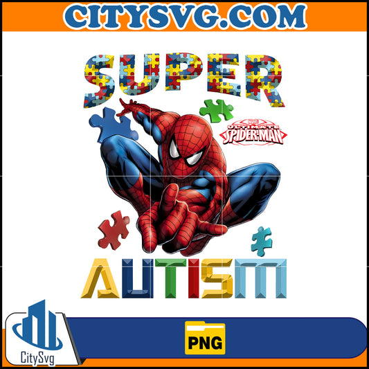 Super Spider Man Autism Png