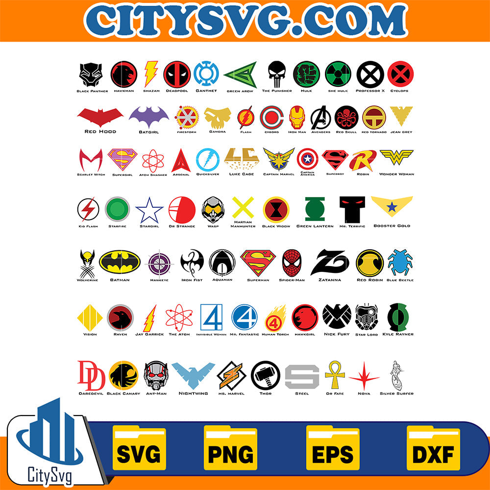 Superhero-Icons-Bundle-Svg