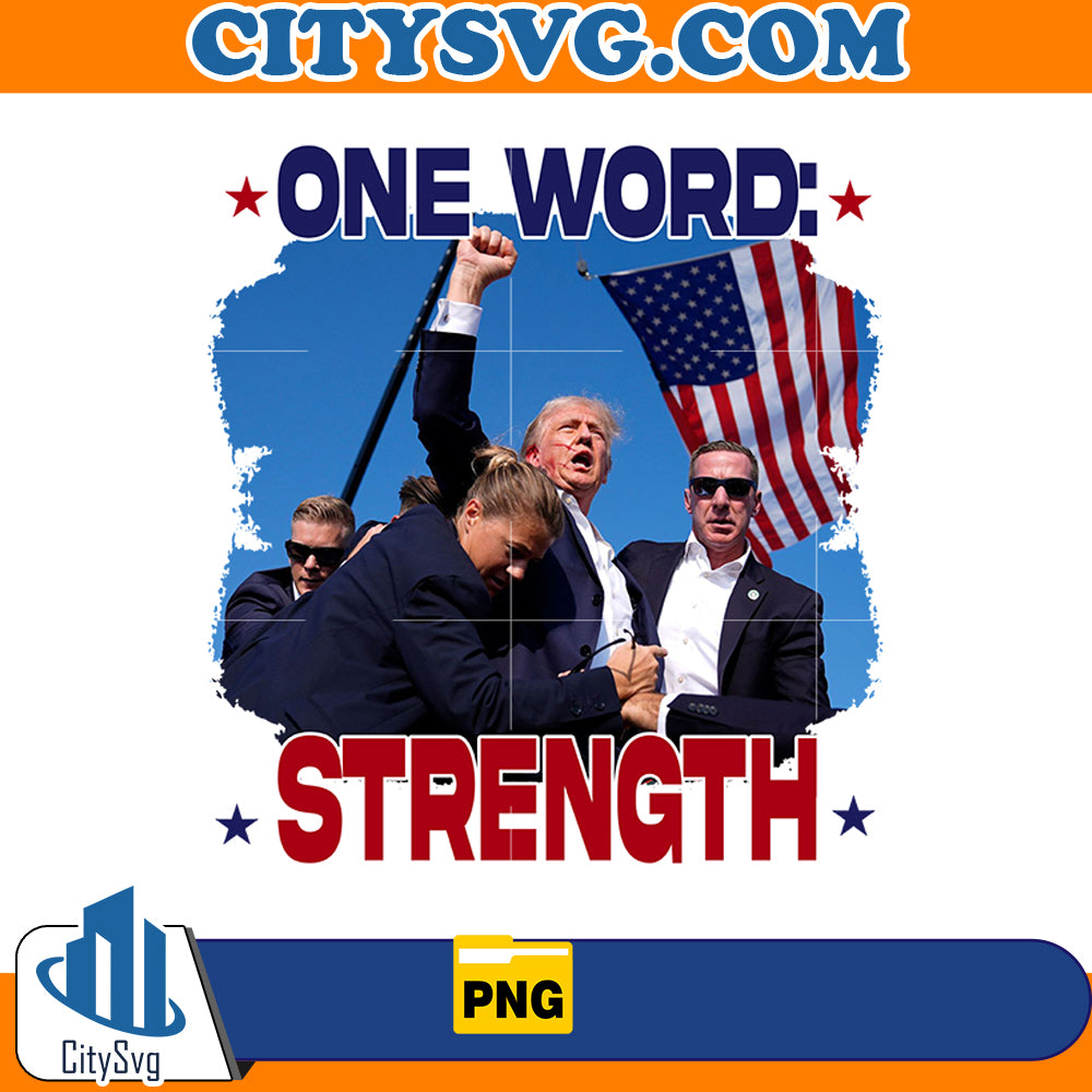 One Word Strength Png