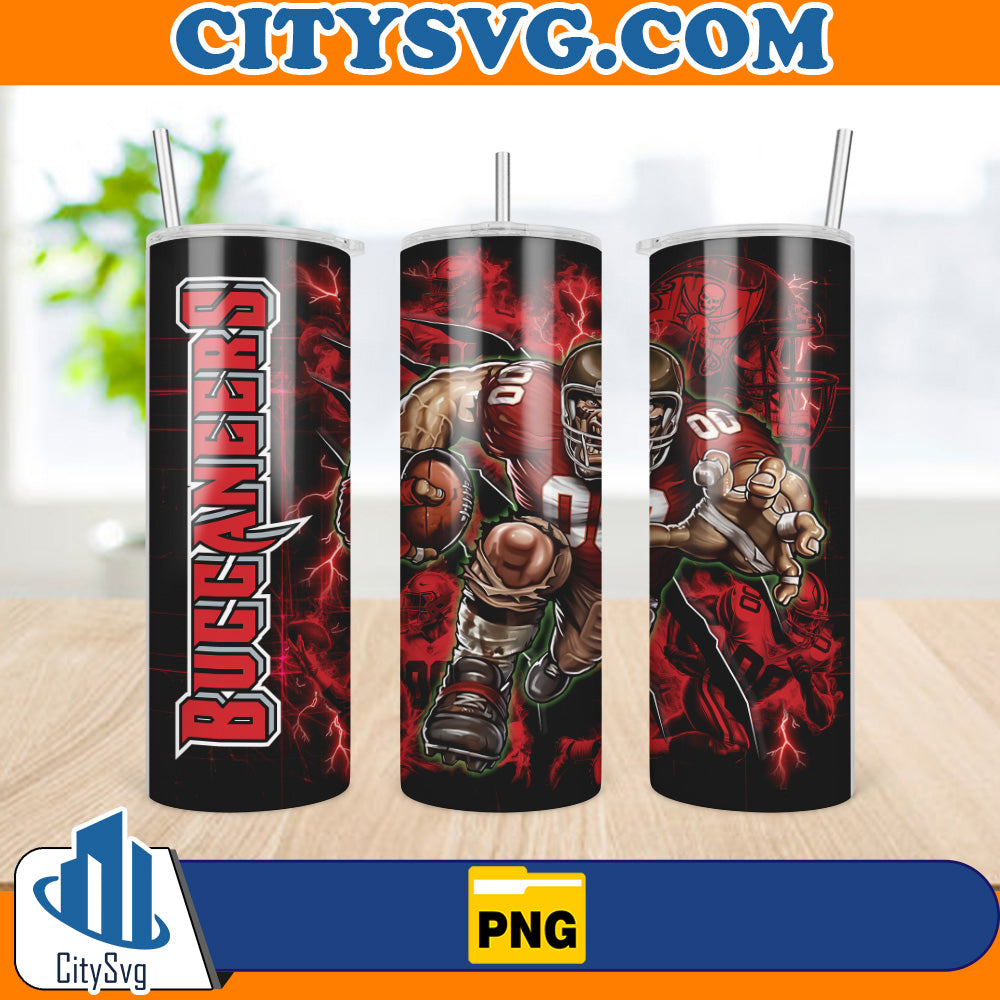 TampaBayBuccaneers20ozSkinnyTumblerSublimationDesignsPng