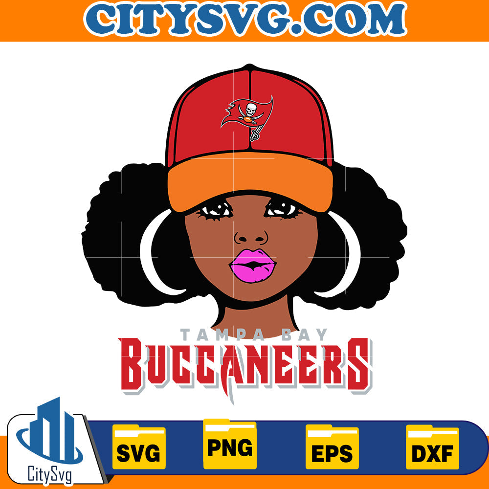 Betty Boop Tampa Bay Buccaneers Svg