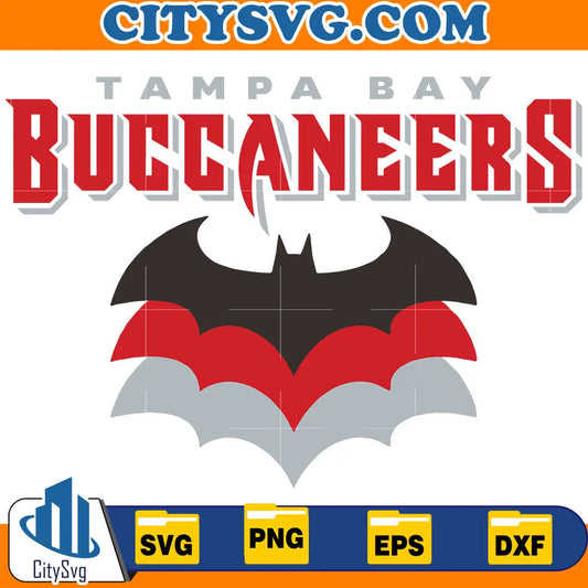 Bat Tampa Bay Buccaneers Svg CitySvg