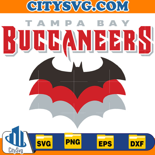 Bat Tampa Bay Buccaneers Svg