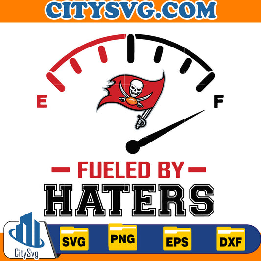 Fueled by Haters Tampa Bay Buccaneers Svg