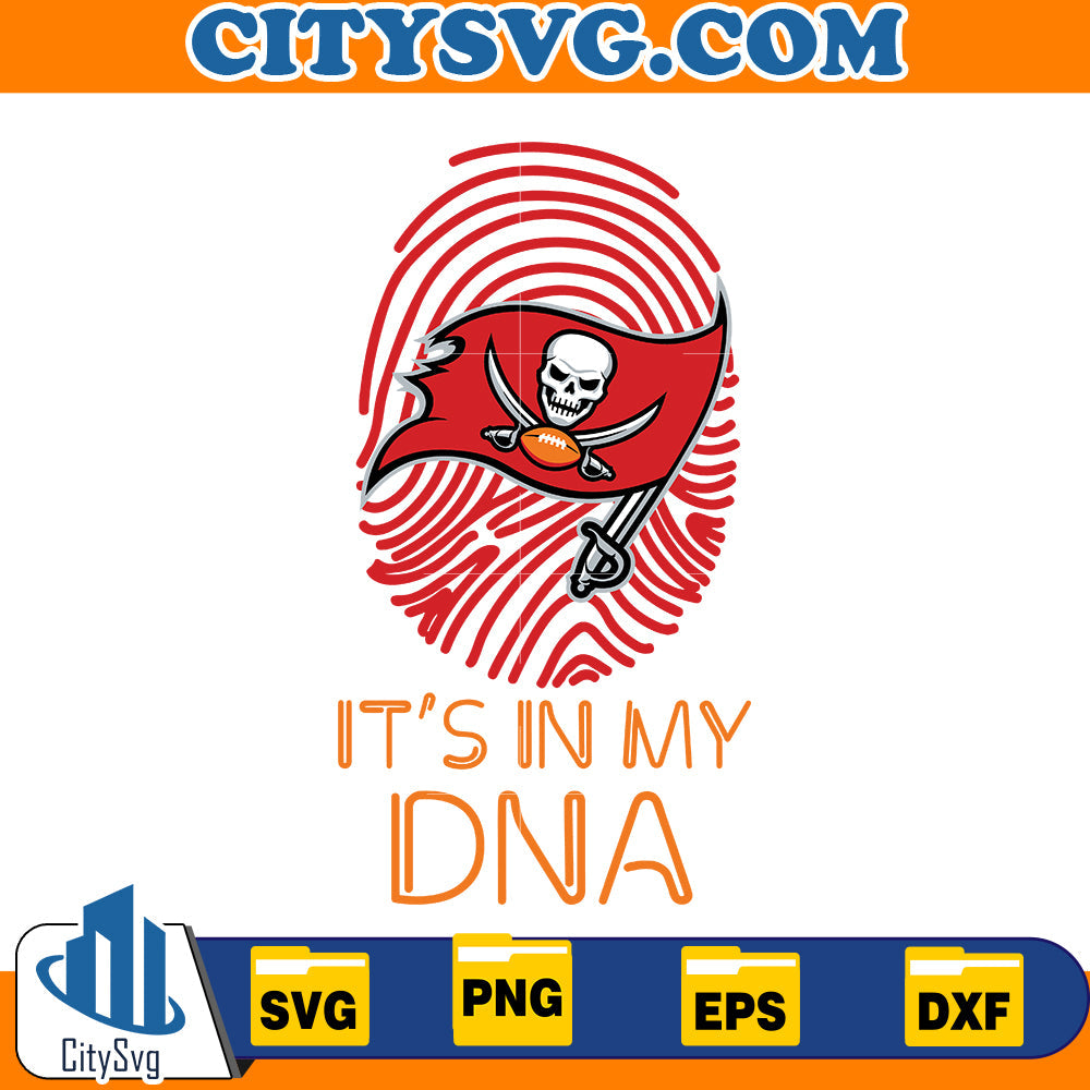 It' in my DNA Tampa Bay Buccaneers Svg