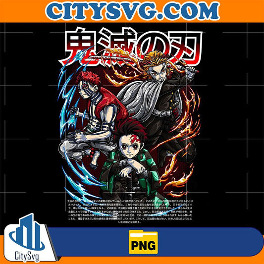 Tanjiro-And-Zenitsu-And-Rengoku-Demon-Slayer-Tanjiro-Png