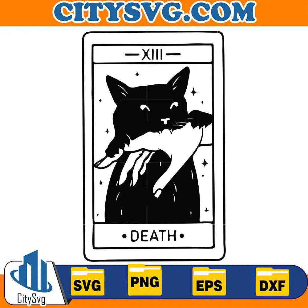 TarotCardBlackCatSvg