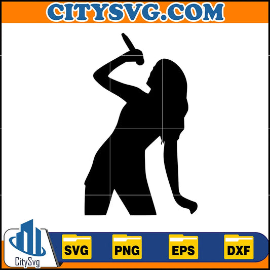 TaylorSingingSvg