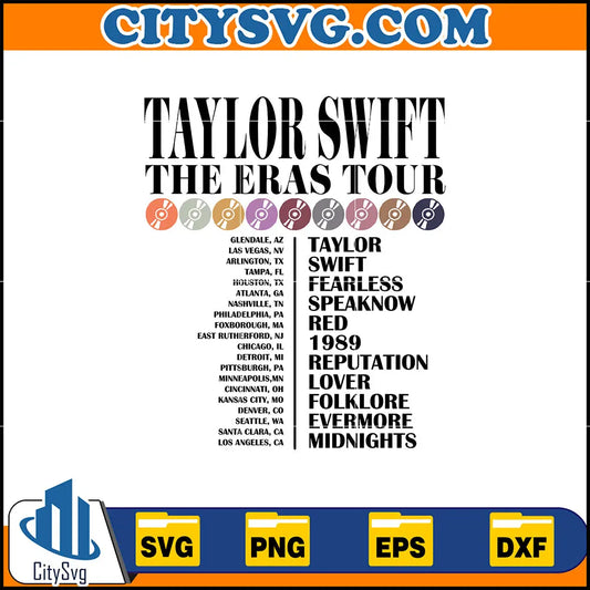 TaylorSwiftTheErasTourAlbumSvg