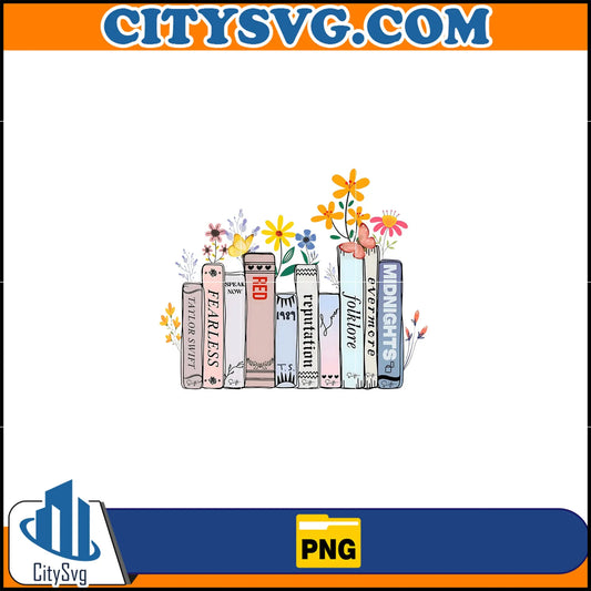 Taylor_sVersionMusicAlbumsAsBooksPng