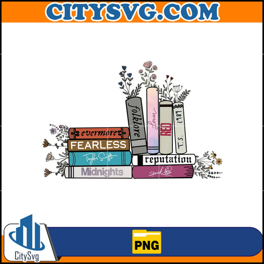 Taylor_sVersionMusicAlbumsAsBooksPng