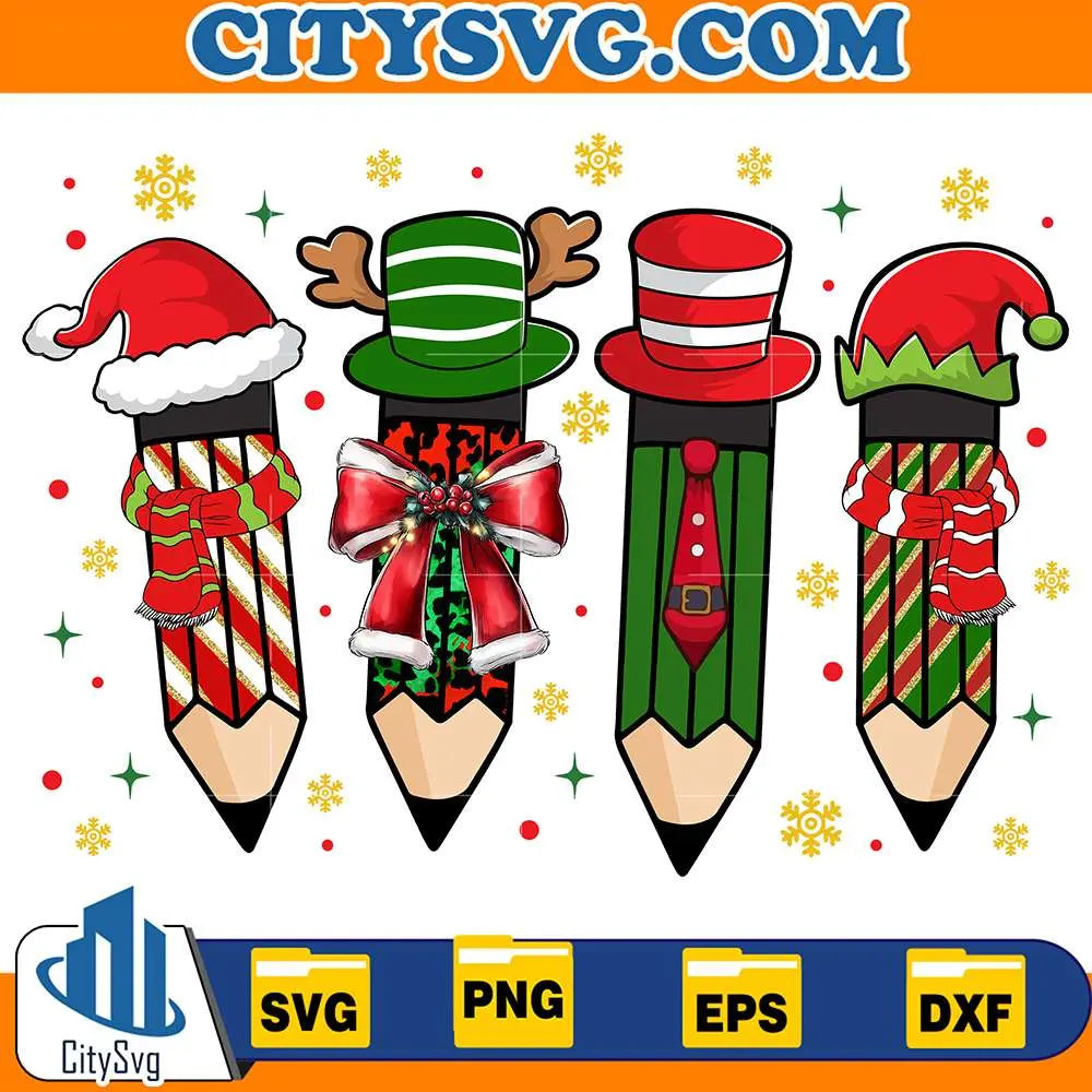 TeacherPencilChristmasPng_3