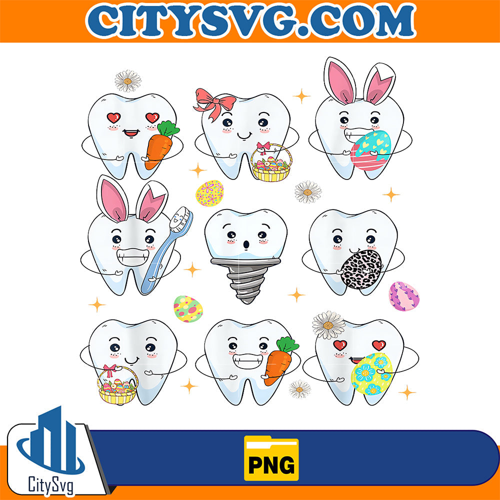 Teeth-Easter-Dentist-Dental-Assistant-Easter-Day-Png