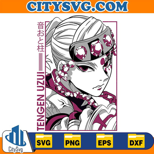 Tengen-Uzui-Demon-Slayer-Svg-1