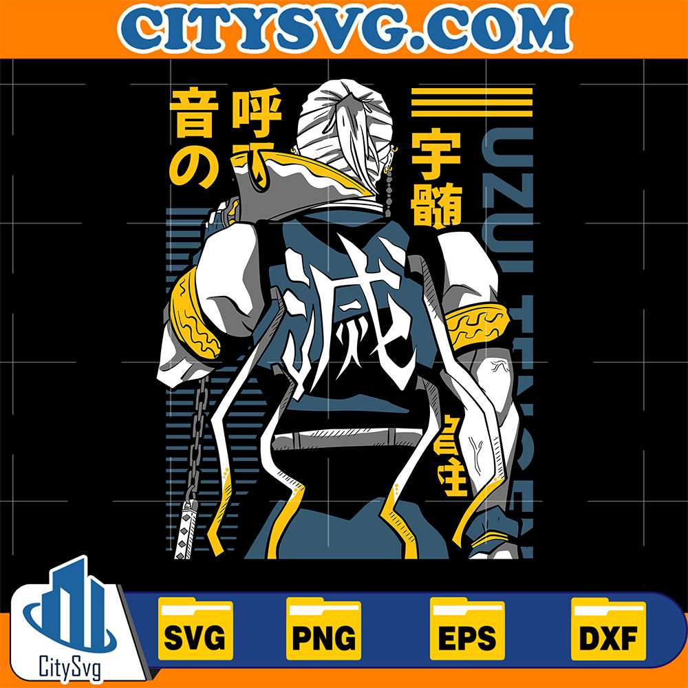 Tengen-Uzui-Sound-Hashira-Demon-Slayer-Svg