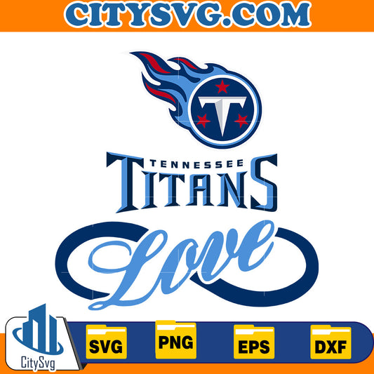 Love Tennessee Titans Svg