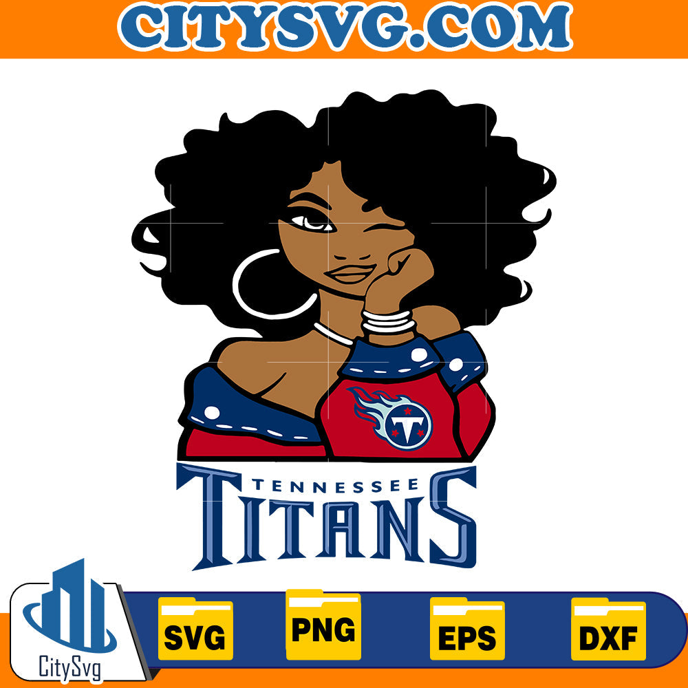 Betty Boop Tennessee Titans Svg