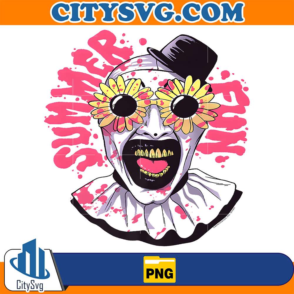 Terrifier-Summer-Fun-Sunglasses-Art-The-Clown-Horror-Movie-Png