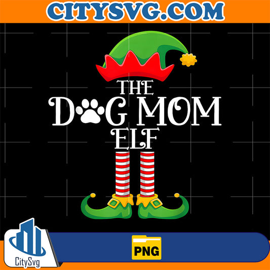 The Dog Mom Elf Christmas Family Matching Funny Love Elf Xmas Png CitySvg