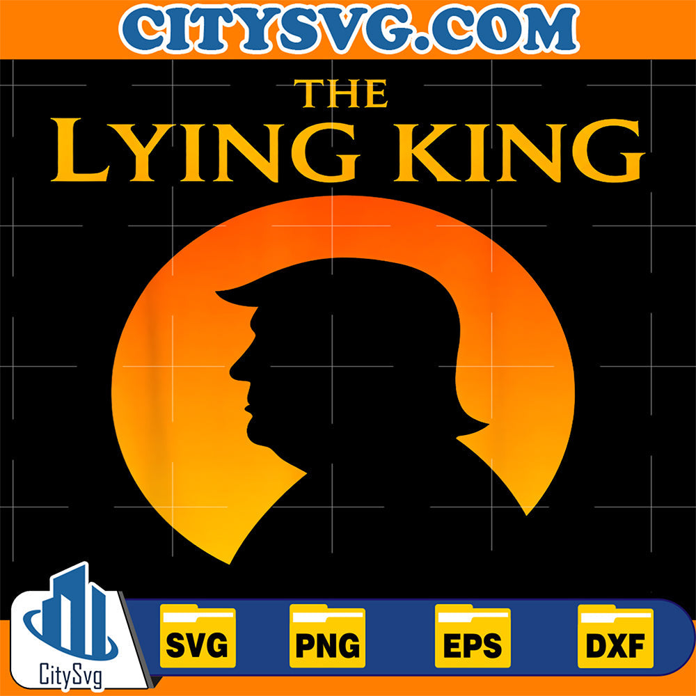 The-Lying-King-Political-Satire-Typography-Svg