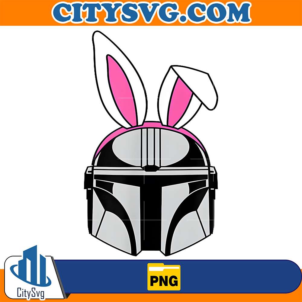 The-Mandalorian-Helmet-Spring-Easter-Bunny-Ears-Png