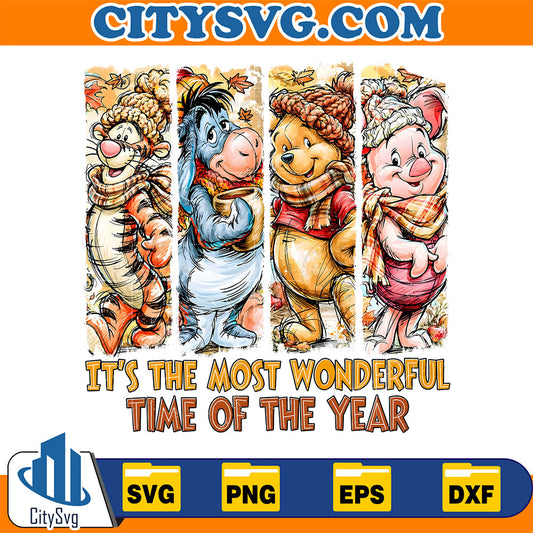 The-Most-Wonderful-Time-Of-The-Year-Pooh-Svg
