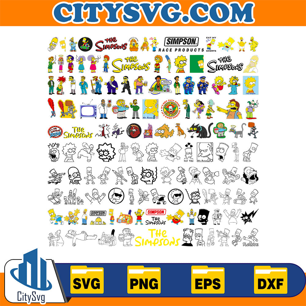 The-Simpsons-Bundle-Svg