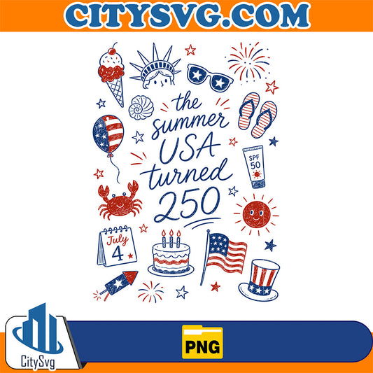 The-Summer-USA-Turned-250-Png
