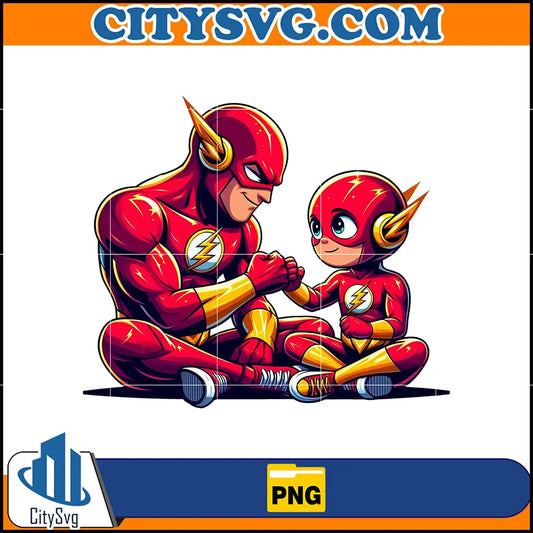 TheFlashDadAndSonPng