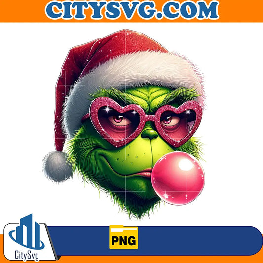 TheGrinchBlowingChristmasPng