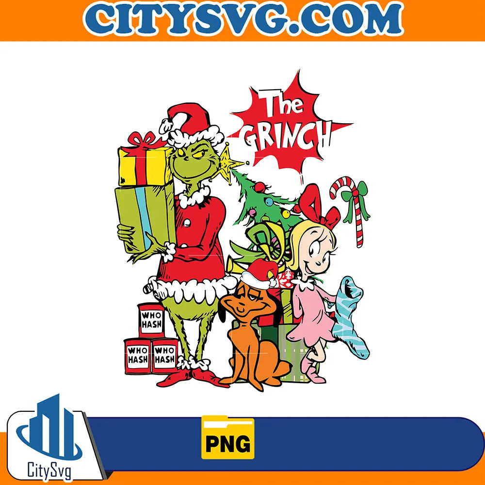TheGrinchCharactersChristmasPng_1