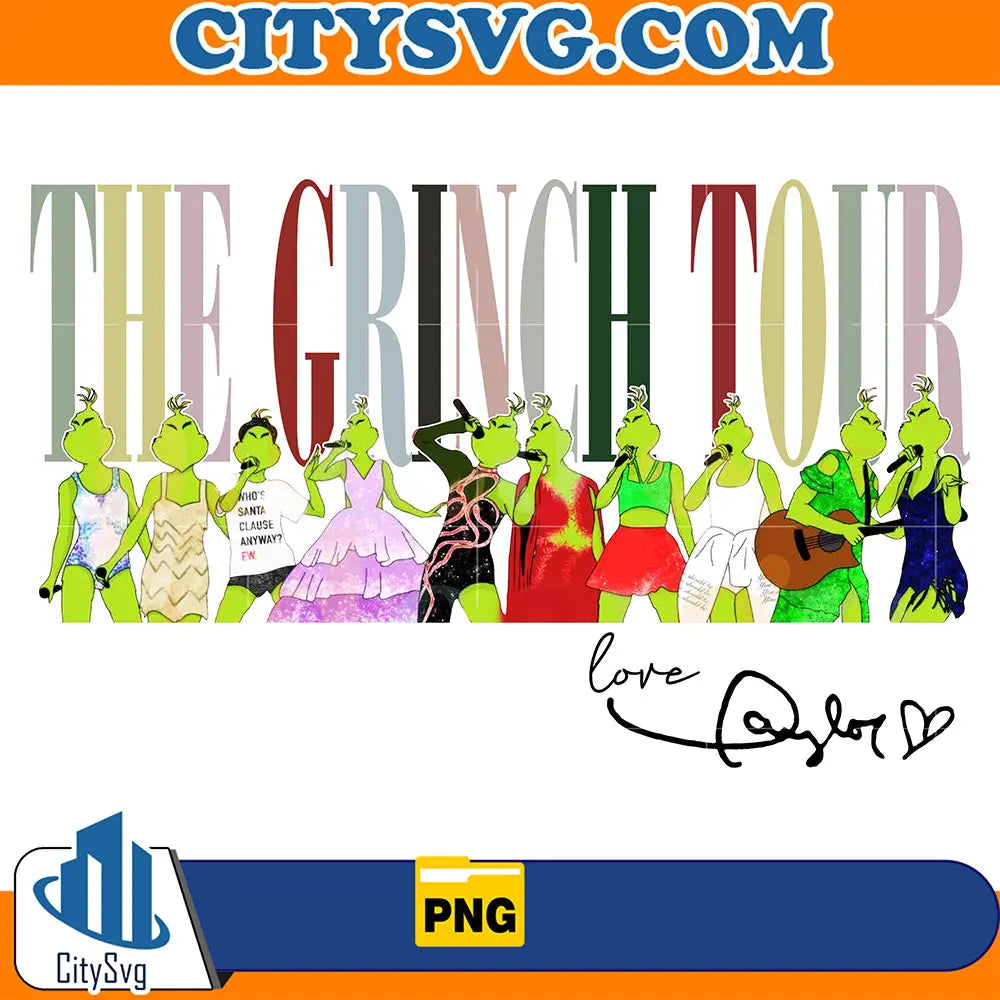 TheGrinchTourLoveTaylorChristmasPng