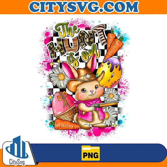 TheHuntIsOnSublimationPng