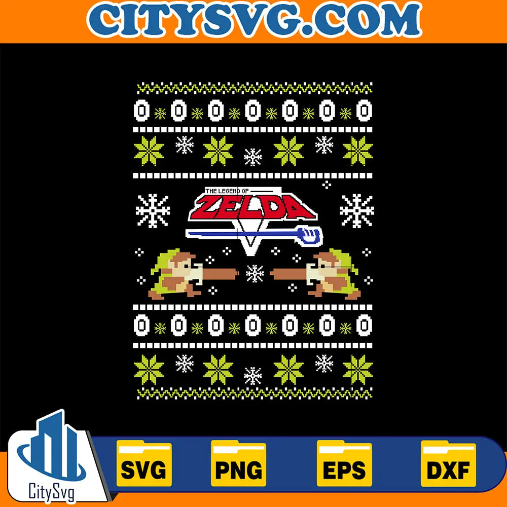 TheLegendOfZendaUglyChristmasSvg