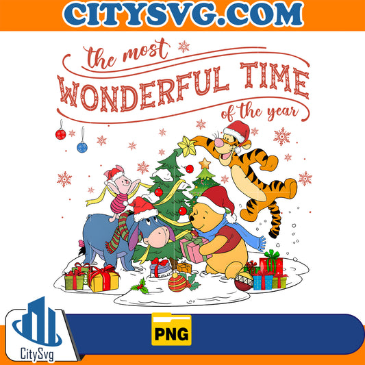 TheMostWonderfulTimeWinnieThePoohChristmasPng