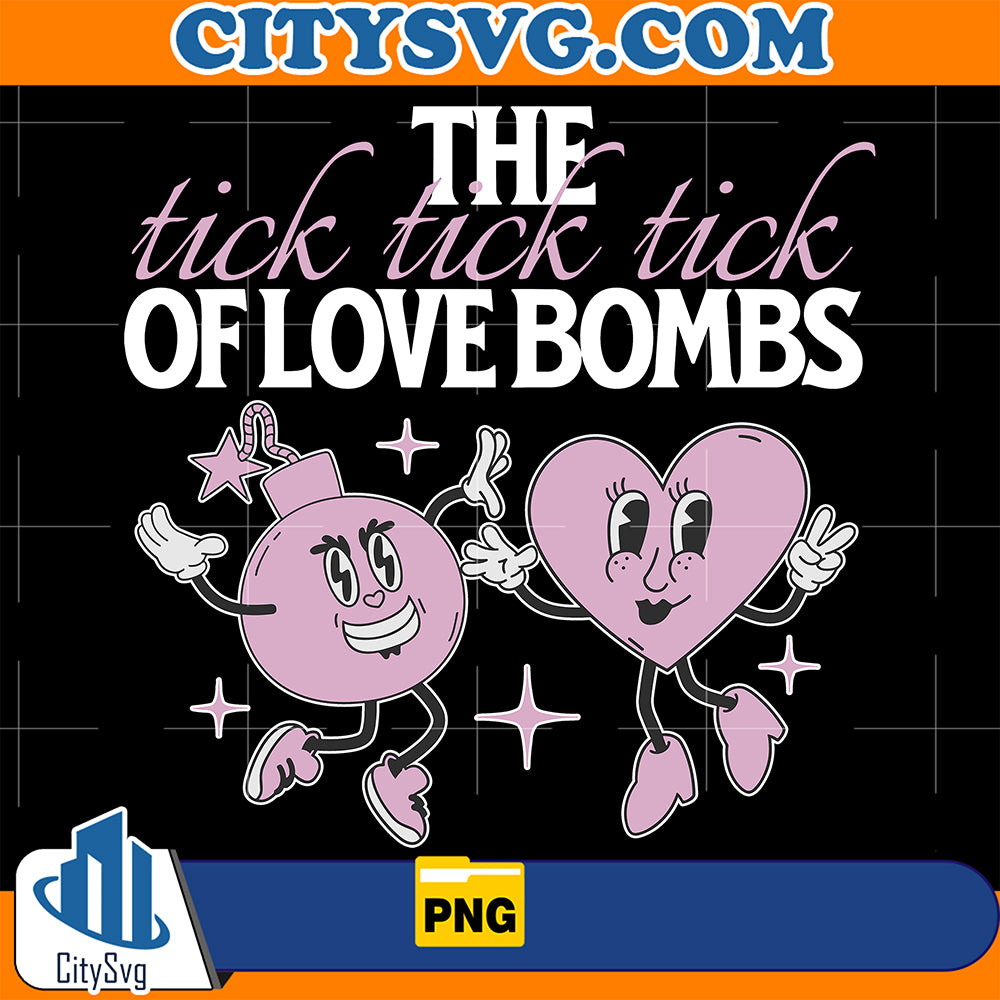 TheTickTickTickOfLoveBombsValentinePng