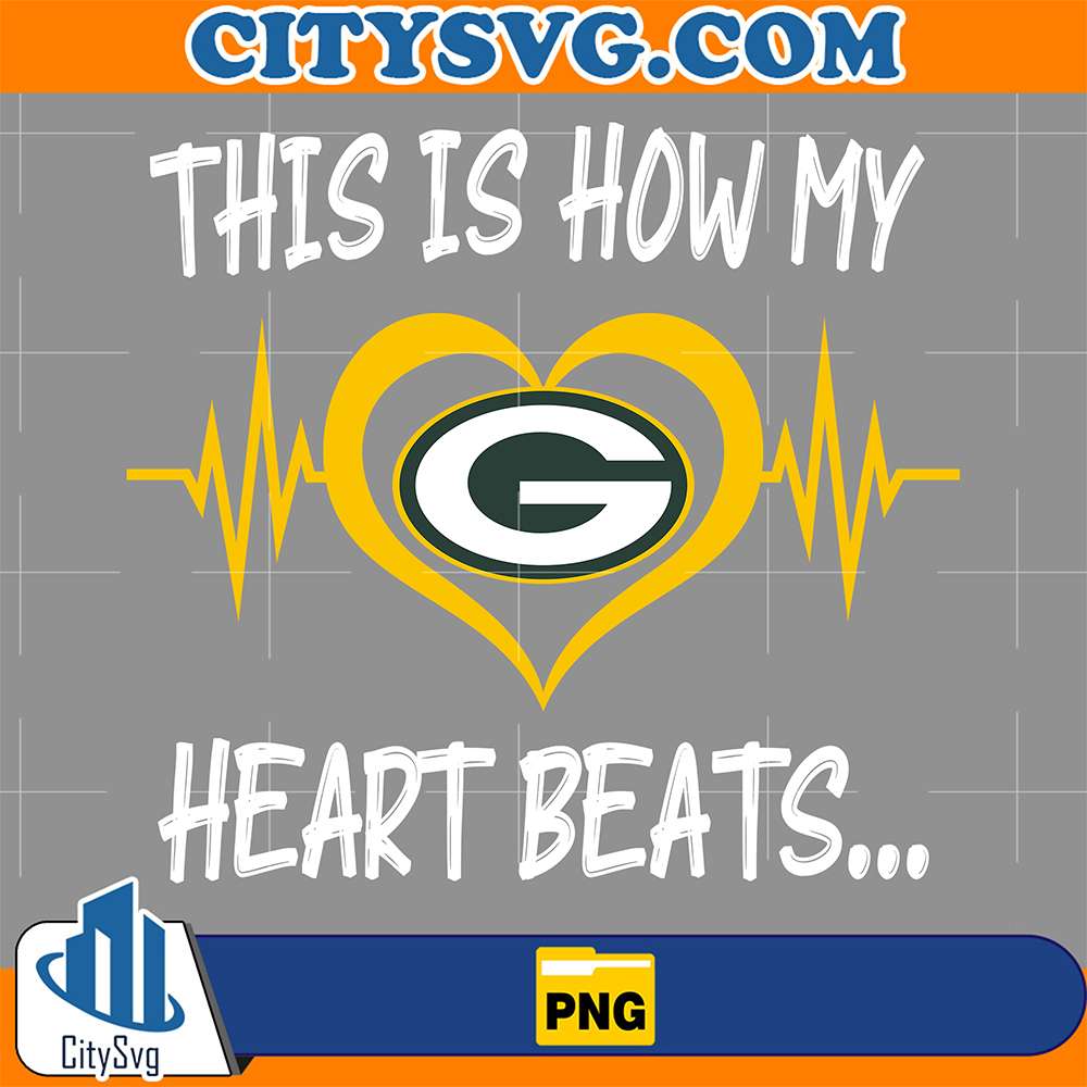 This-Is-How-My-Heart-Beats-Green-Bay-Packers-Png