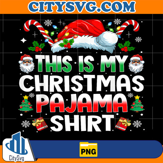 This-Is-My-Christmas-Pajama-Shirt-Xmas-Png