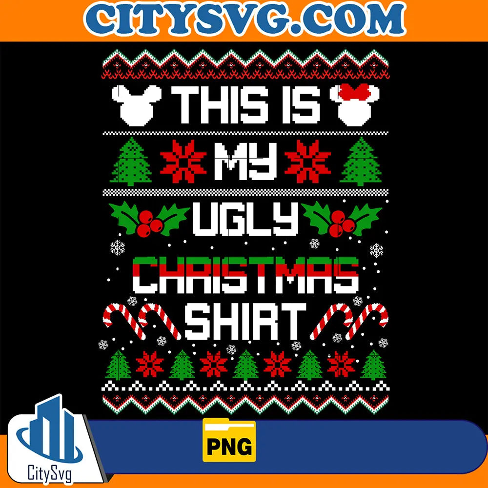 ThisIsMyChristmasShirtUglyPng