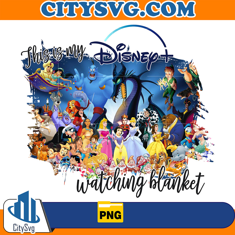 ThisIsMyDisneyWhatchingBlanketPlainPng