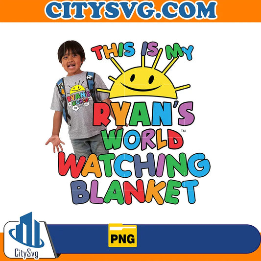 ThisIsMyRyansWorldWatchingBlanketPlainPng_1
