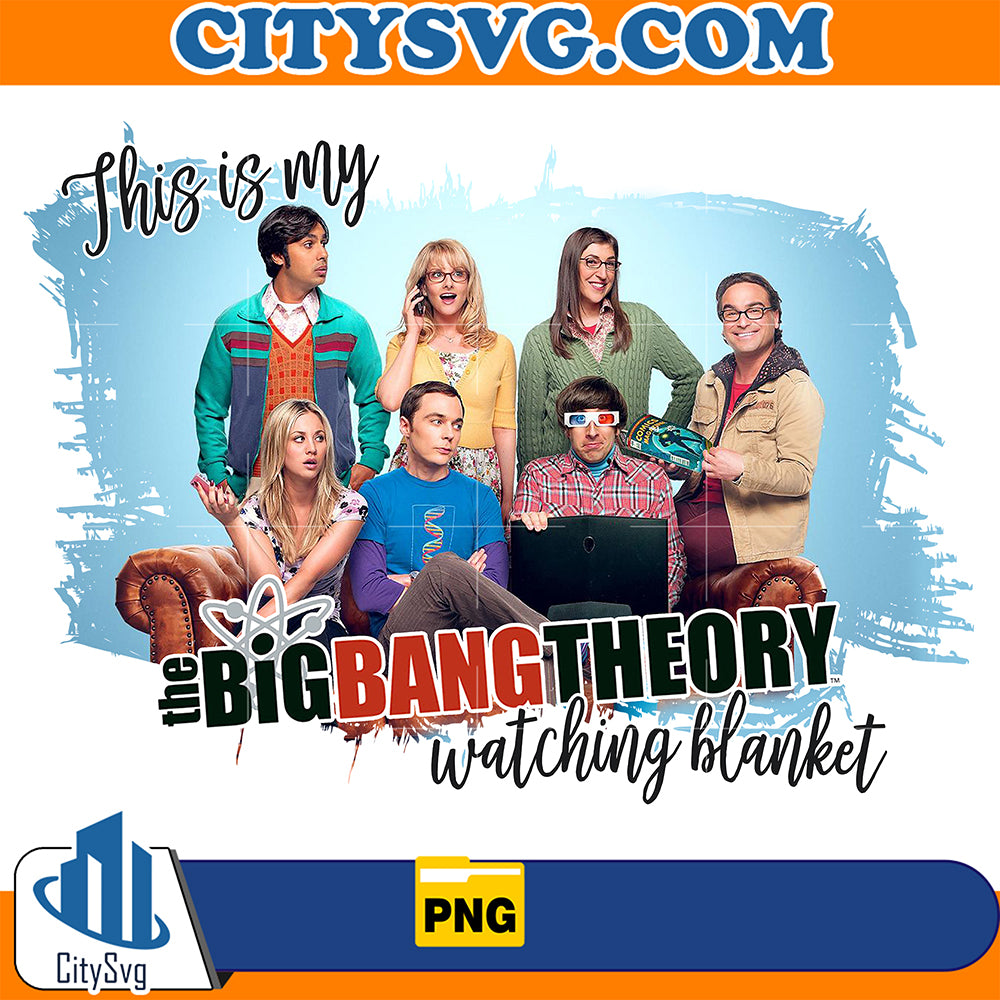 ThisIsMyTheBigBangTheoryWatchingBlanketPlainPng