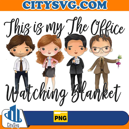 ThisIsMyTheOfficeWatchingBlanketPlainPng