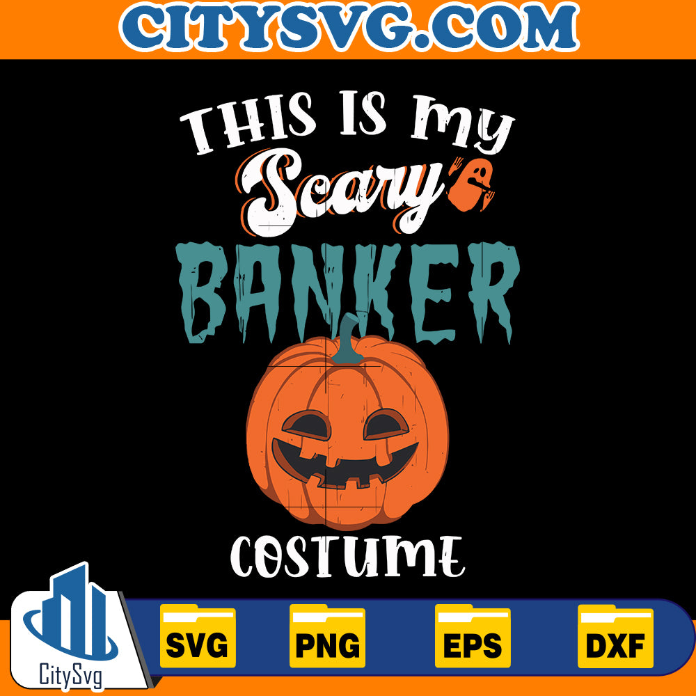 This is my scary banker costume Svg