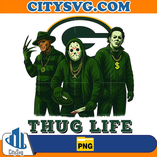 Thug-Life-Horror-Movies-Green-Bay-Packers-Png-1