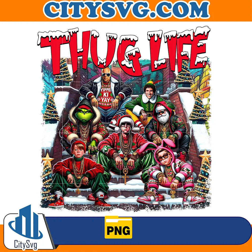 ThugLifeFriendsMovieChristmasPng