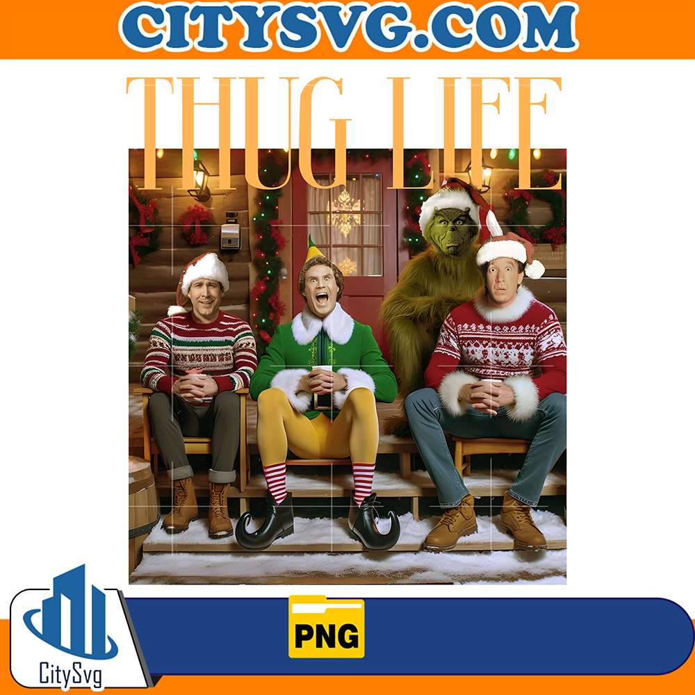 ThugLifeMovieFriendsChristmasPng1