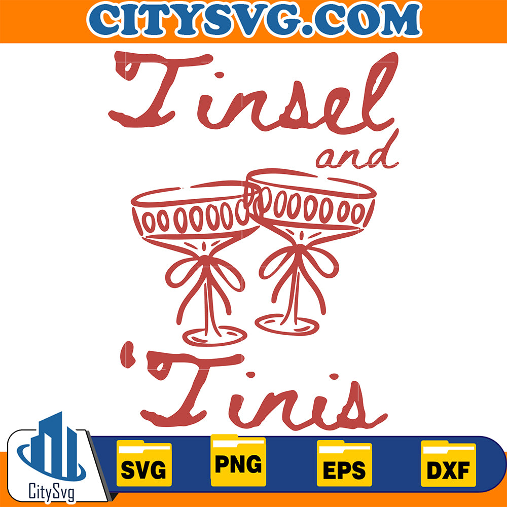 Tinsel And Tinis Svg – CITYSVG